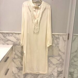 Silvia Tcherassi Amatic Fringe Tunic/Caftan Dress - small - perfect summer dress